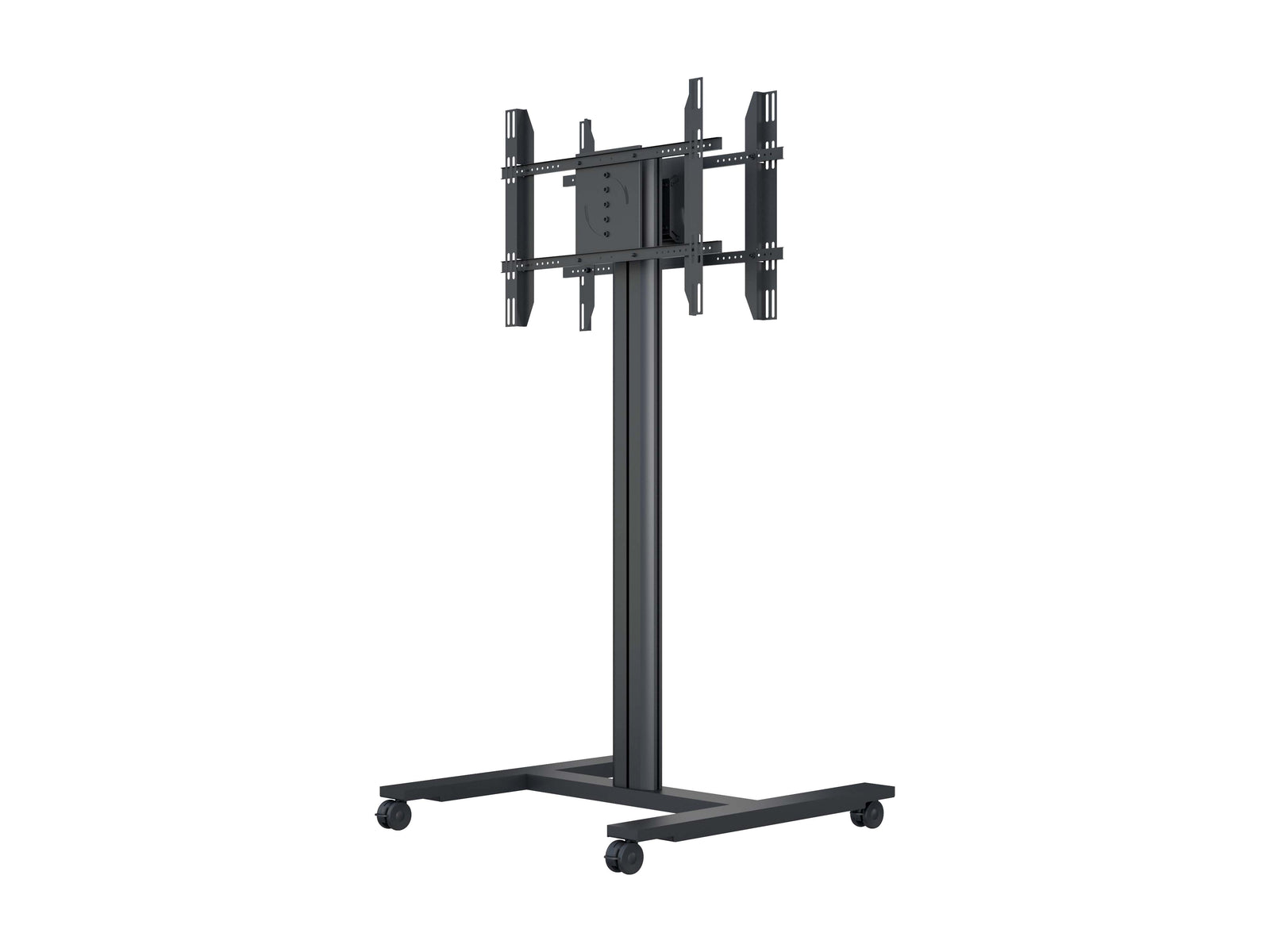 Multibrackets M 180 HD Back-to-Back Black Mobile Floor Stand for 55"-80" Screens | 7350073735983 Floor Stand Multibrackets