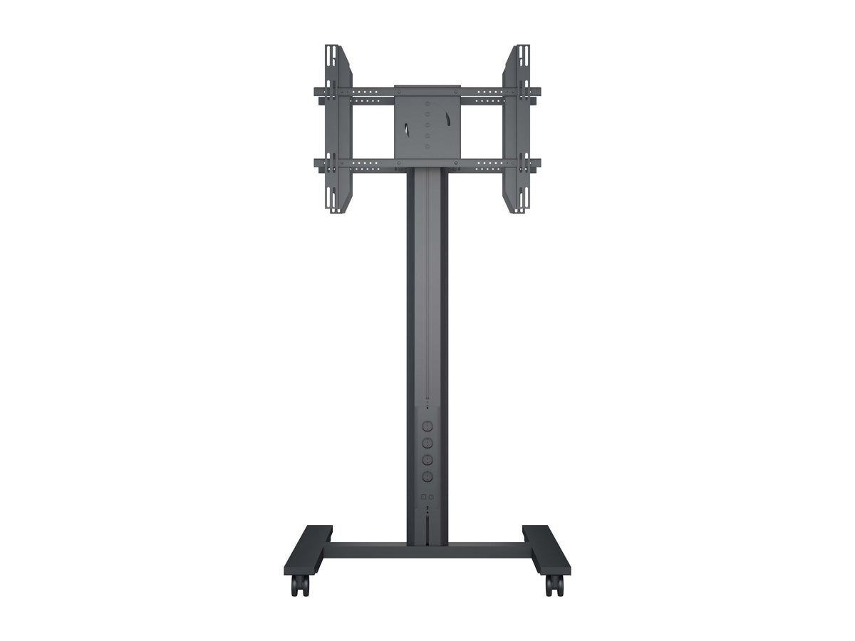 Multibrackets M 180 HD Back-to-Back Black Mobile Floor Stand for 55"-80" Screens | 7350073735983 Floor Stand Multibrackets