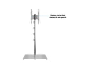 Multibrackets M 180 HD Back-to-Back Silver Floor Stand for 55"-80" Screens | 7350073737291 Floor Stand Multibrackets