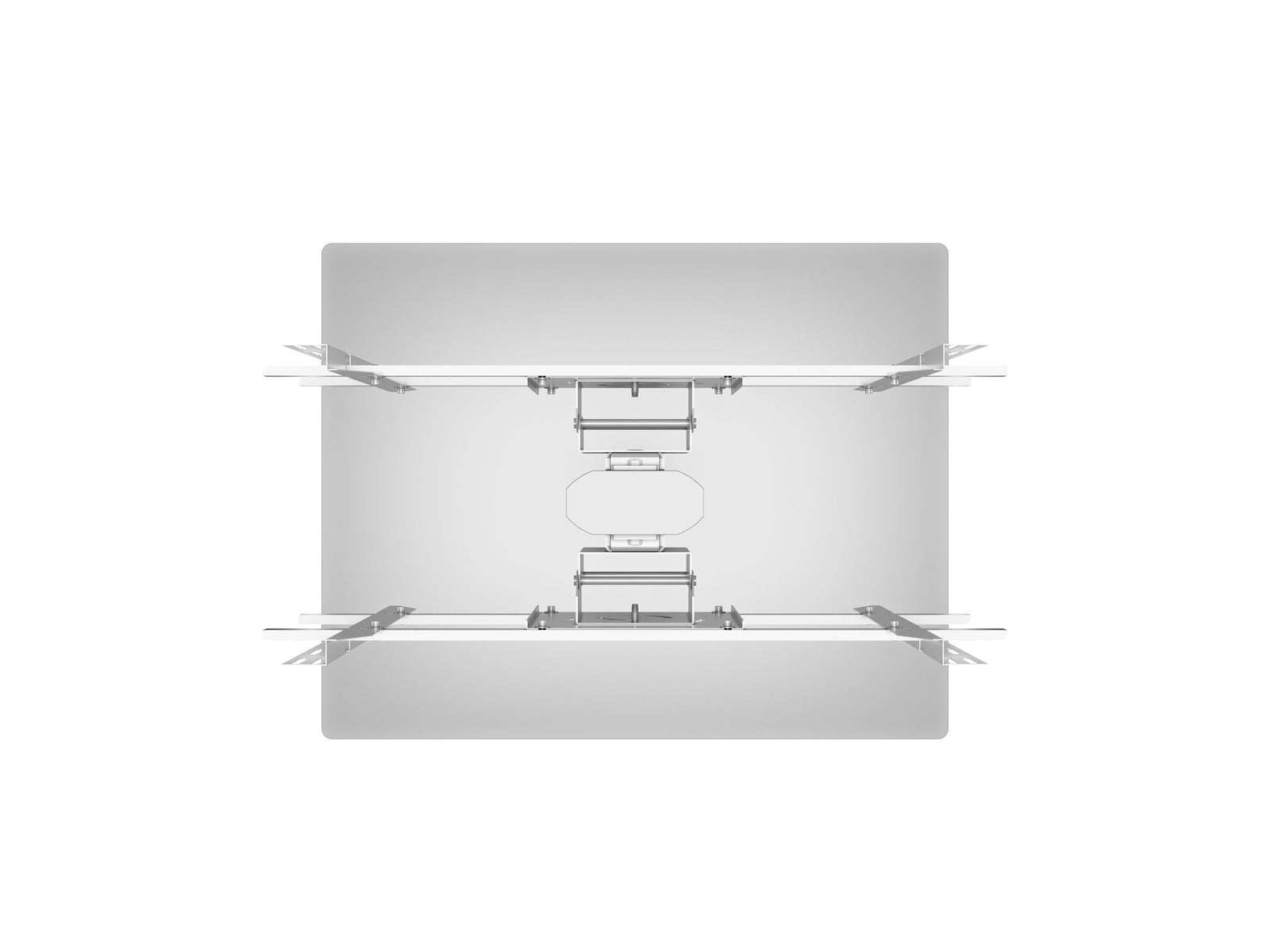 Multibrackets M 180 HD Back-to-Back Silver Floor Stand for 55"-80" Screens | 7350073737291 Floor Stand Multibrackets