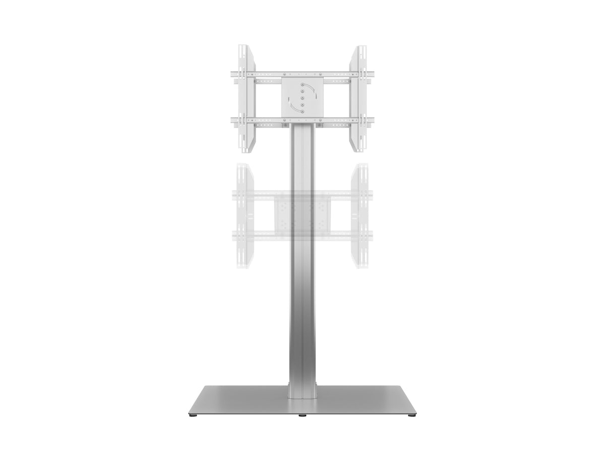 Multibrackets M 180 HD Back-to-Back Silver Floor Stand for 55"-80" Screens | 7350073737291 Floor Stand Multibrackets
