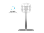 Multibrackets M 180 HD Back-to-Back Silver Floor Stand for 55"-80" Screens | 7350073737291 Floor Stand Multibrackets