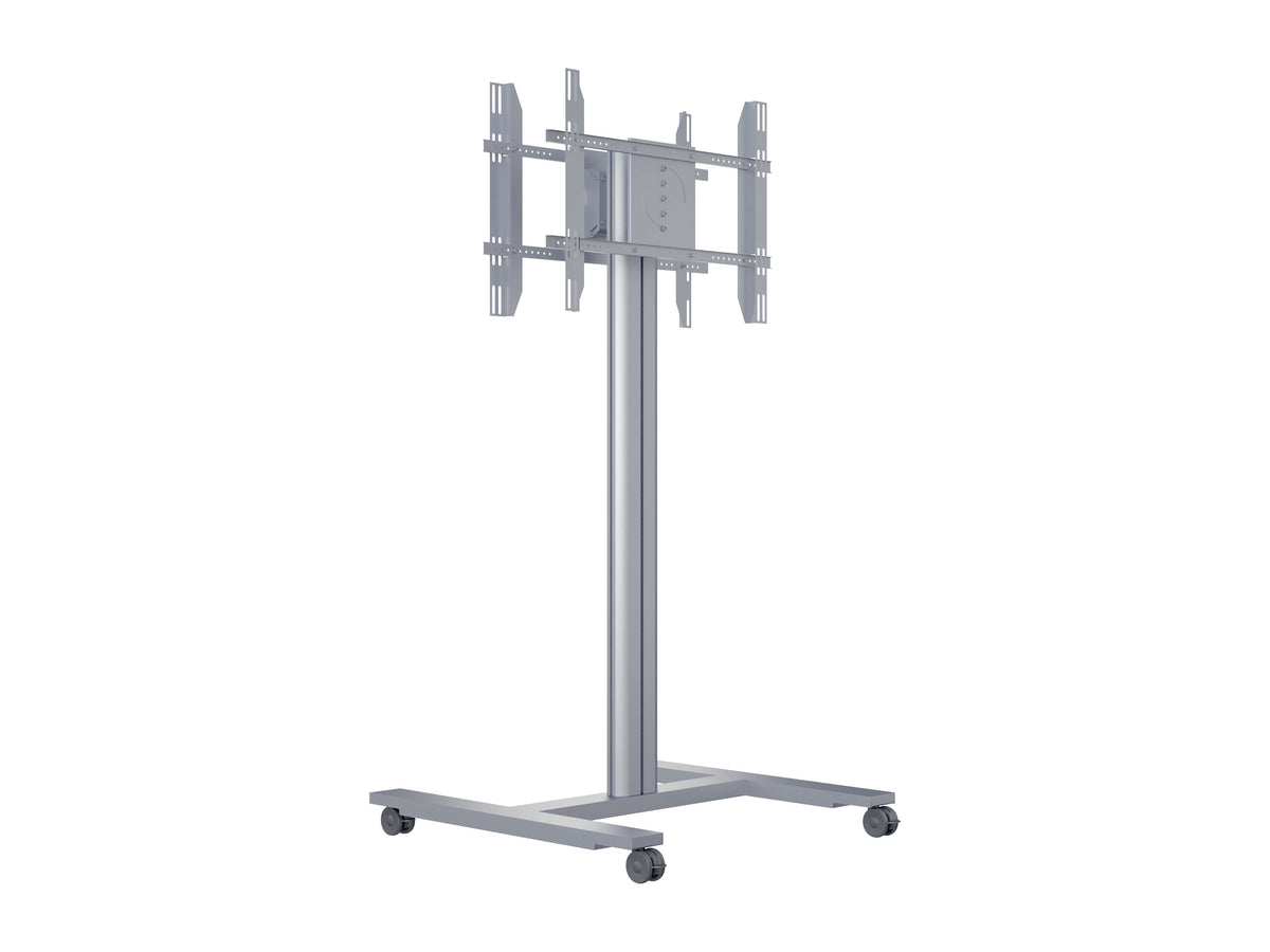 Multibrackets M 180 HD Back-to-Back Silver Mobile Floor Stand for 55"-80" Screens | 7350073735990 Floor Stand Multibrackets