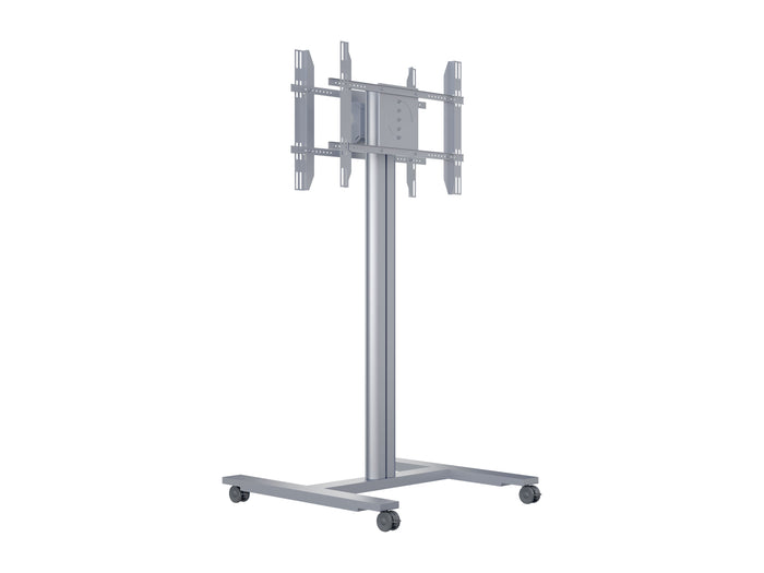 Multibrackets M 180 HD Back-to-Back Silver Mobile Floor Stand for 55"-80" Screens | 7350073735990 Floor Stand Multibrackets