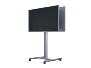 Multibrackets M 180 HD Back-to-Back Silver Mobile Floor Stand for 55"-80" Screens | 7350073735990 Floor Stand Multibrackets