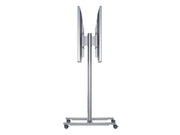 Multibrackets M 180 HD Back-to-Back Silver Mobile Floor Stand for 55"-80" Screens | 7350073735990 Floor Stand Multibrackets