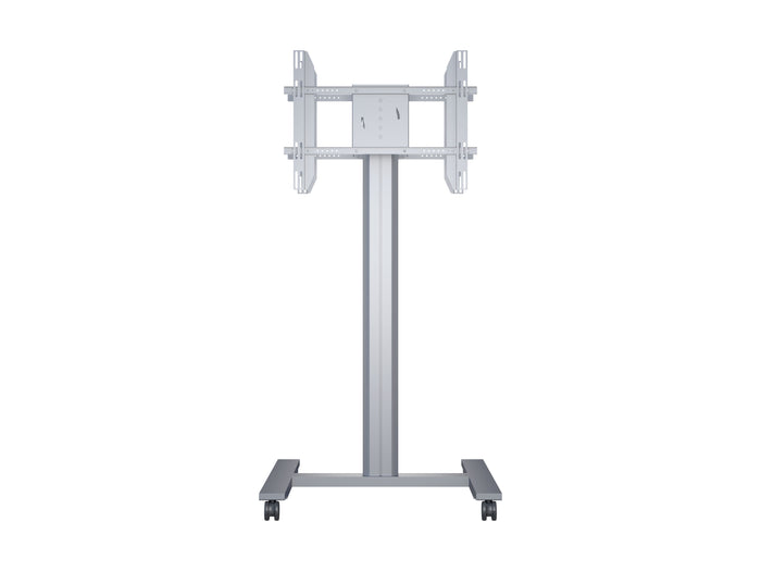 Multibrackets M 180 HD Back-to-Back Silver Mobile Floor Stand for 55"-80" Screens | 7350073735990 Floor Stand Multibrackets