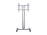 Multibrackets M 180 HD Back-to-Back Silver Mobile Floor Stand for 55"-80" Screens | 7350073735990