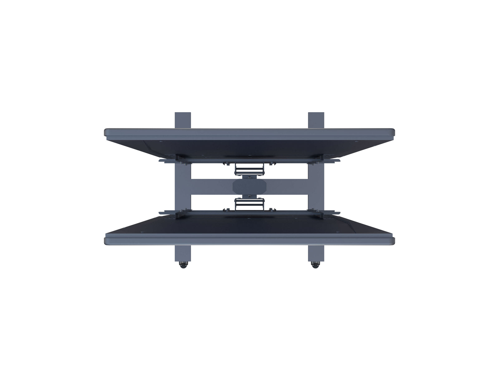 Multibrackets M 180 HD Back-to-Back Silver Mobile Floor Stand for 55"-80" Screens | 7350073735990 Floor Stand Multibrackets