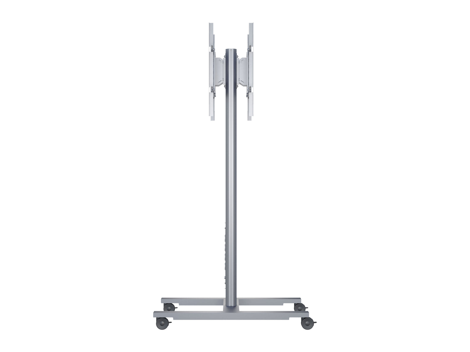Multibrackets M 180 HD Back-to-Back Silver Mobile Floor Stand for 55"-80" Screens | 7350073735990 Floor Stand Multibrackets
