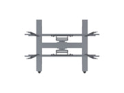 Multibrackets M 180 HD Back-to-Back Silver Mobile Floor Stand for 55"-80" Screens | 7350073735990 Floor Stand Multibrackets