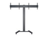 Multibrackets M 180 HD Dual Black Mobile Floor Stand for 40"-60" Screens | 7350073735358