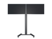 Multibrackets M 180 HD Dual Black Mobile Floor Stand for 40"-60" Screens | 7350073735358 Floor Stand Multibrackets