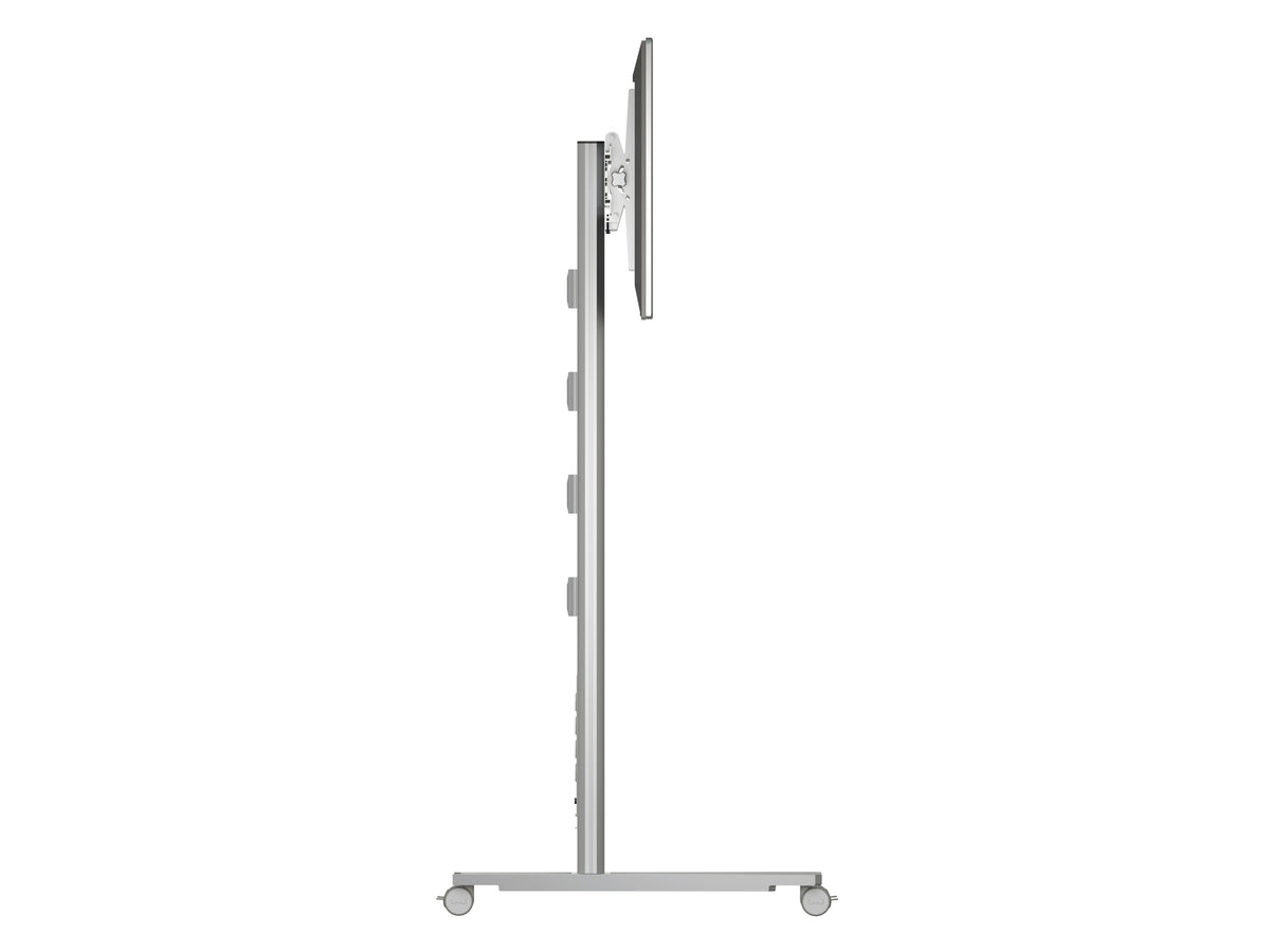 Multibrackets M 180 HD Dual Silver Mobile Floor Stand for 40"-60" Screen | 7350073735365 Floor Stand Multibrackets