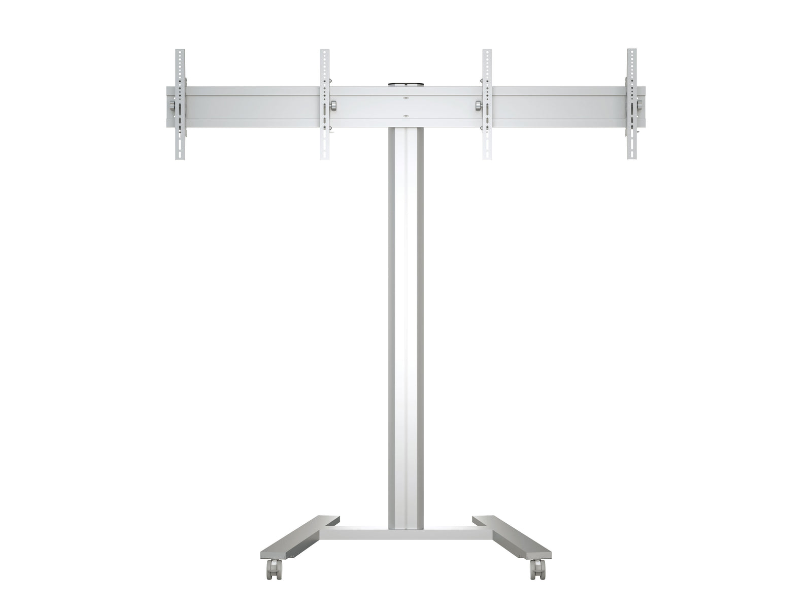 Multibrackets M 180 HD Dual Silver Mobile Floor Stand for 40"-60" Screen | 7350073735365 Floor Stand Multibrackets