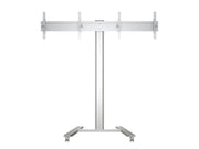 Multibrackets M 180 HD Dual Silver Mobile Floor Stand for 40"-60" Screen | 7350073735365 Floor Stand Multibrackets