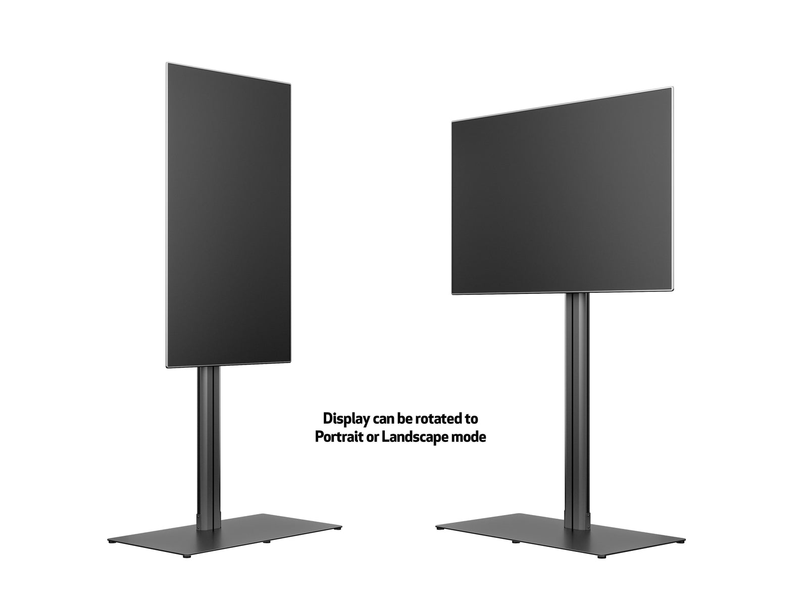 Multibrackets M 180 HD Single Black Floor Stand for 55"–80" Screens | 7350073737260