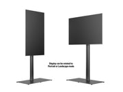 Multibrackets M 180 HD Single Black Floor Stand for 55"–80" Screens | 7350073737260
