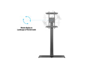 Multibrackets M 180 HD Single Black Floor Stand for 55"–80" Screens | 7350073737260