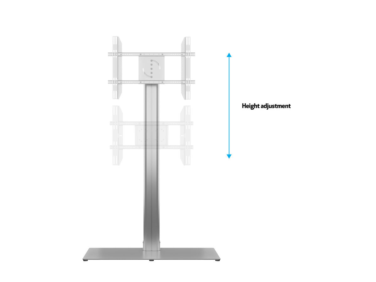 Multibrackets M 180 HD Single Silver Floor Stand for 55"–80" Screens | 7350073737277