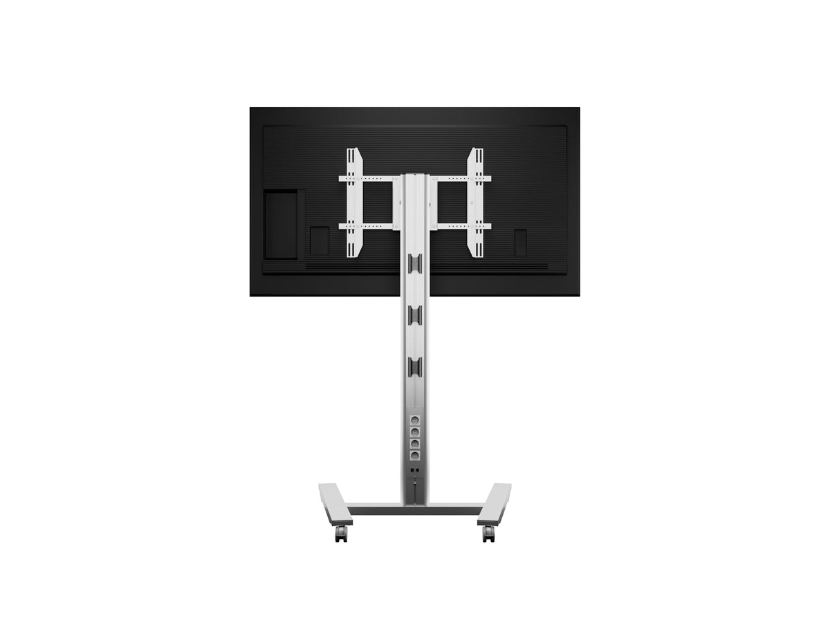 Multibrackets M 180 HD Single Silver Mobile Floor Stand for 55"-80" Screens | 7350073735327 Floor Stand Multibrackets