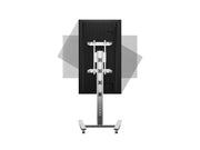 Multibrackets M 180 HD Single Silver Mobile Floor Stand for 55"-80" Screens | 7350073735327 Floor Stand Multibrackets