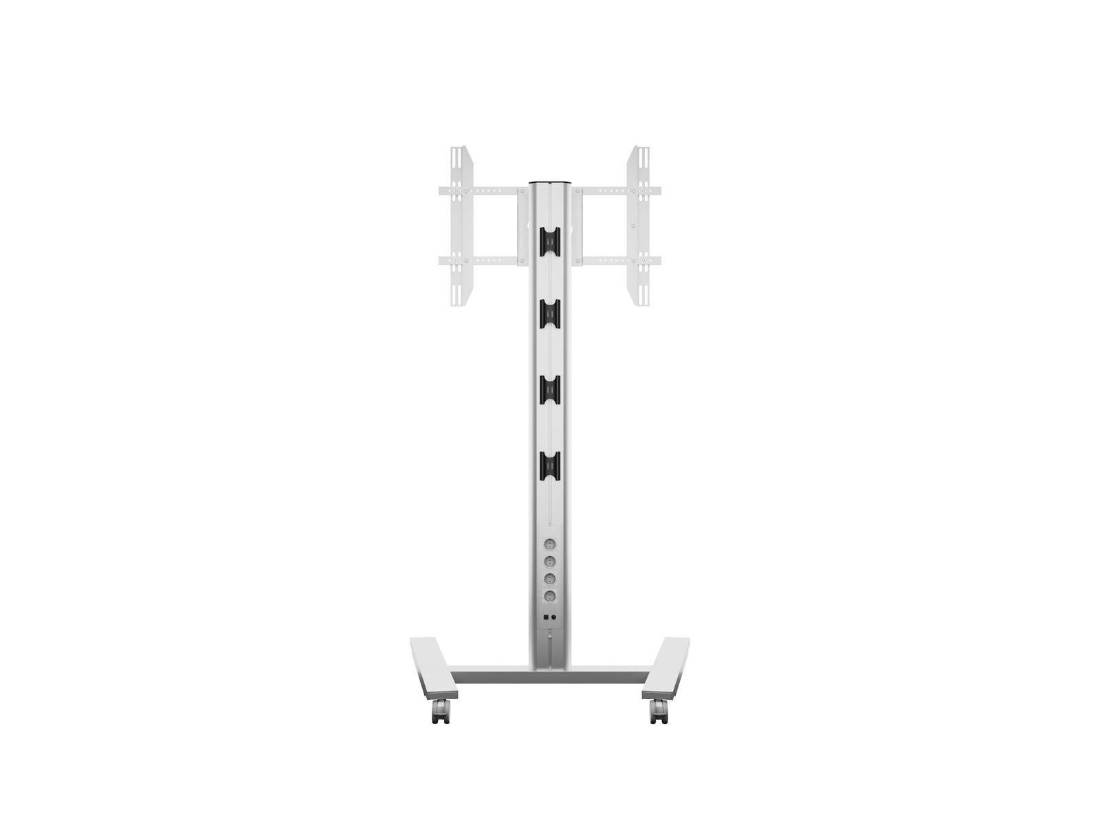 Multibrackets M 180 HD Single Silver Mobile Floor Stand for 55"-80" Screens | 7350073735327 Floor Stand Multibrackets