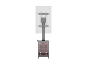 Multibrackets M 180 Single MediaBox4 Black Mobile Floor Stand for 40"-75" Screens | 7350022737761 Floor Stand Multibrackets