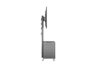 Multibrackets M 180 Single MediaBox4 Black Mobile Floor Stand for 40"-75" Screens | 7350022737761 Floor Stand Multibrackets