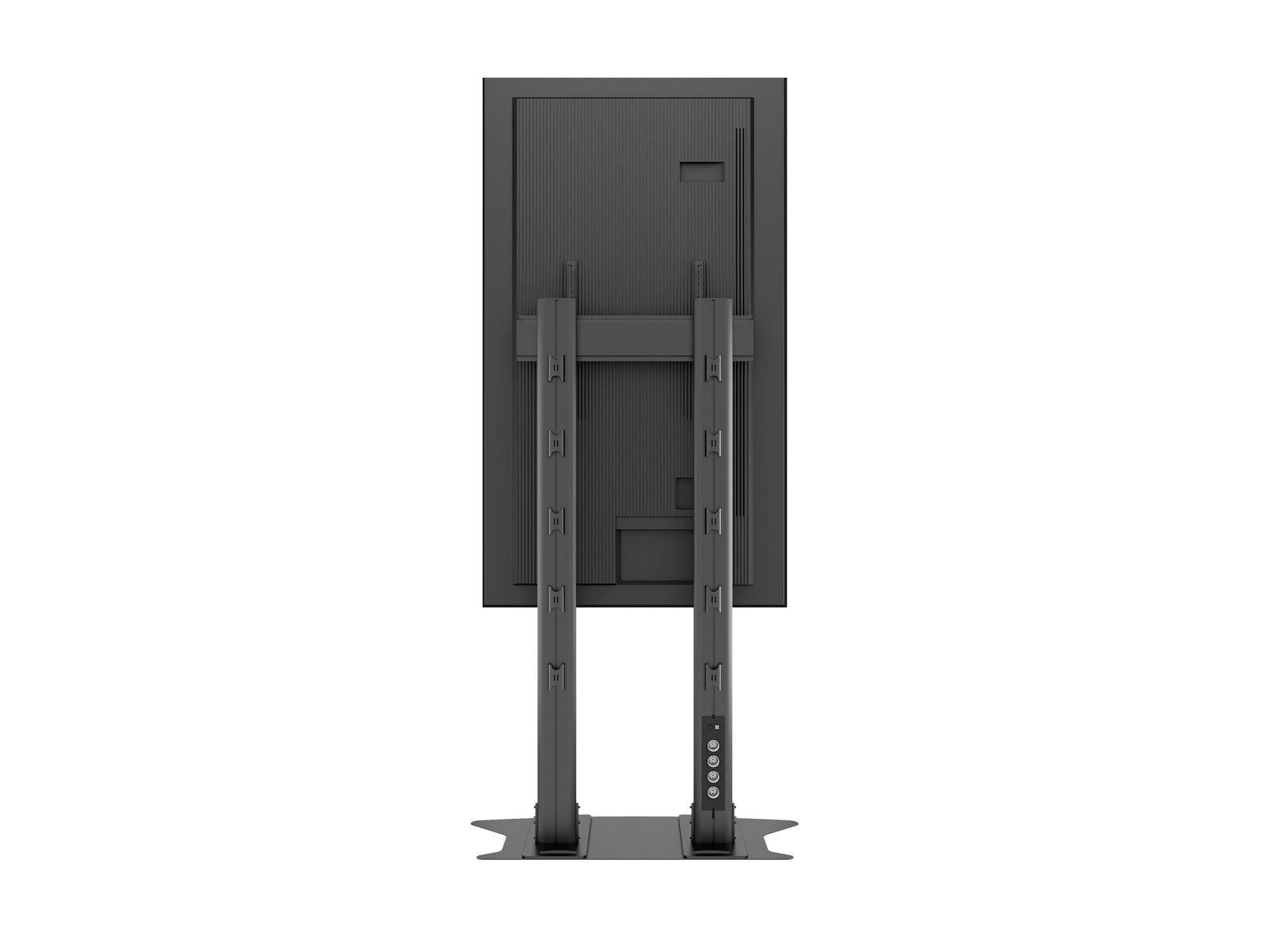 Multibrackets M 210 Dual Pillar Black Heavy-Duty Floor Stand for 70"-110" Screens | 7350073732586 Floor Stand Multibrackets