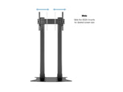 Multibrackets M 210 Dual Pillar Black Heavy-Duty Floor Stand for 70"-110" Screens | 7350073732586 Floor Stand Multibrackets