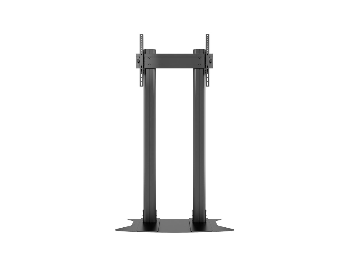 Multibrackets M 210 Dual Pillar Black Heavy-Duty Floor Stand for 70"-110" Screens | 7350073732586 Floor Stand Multibrackets