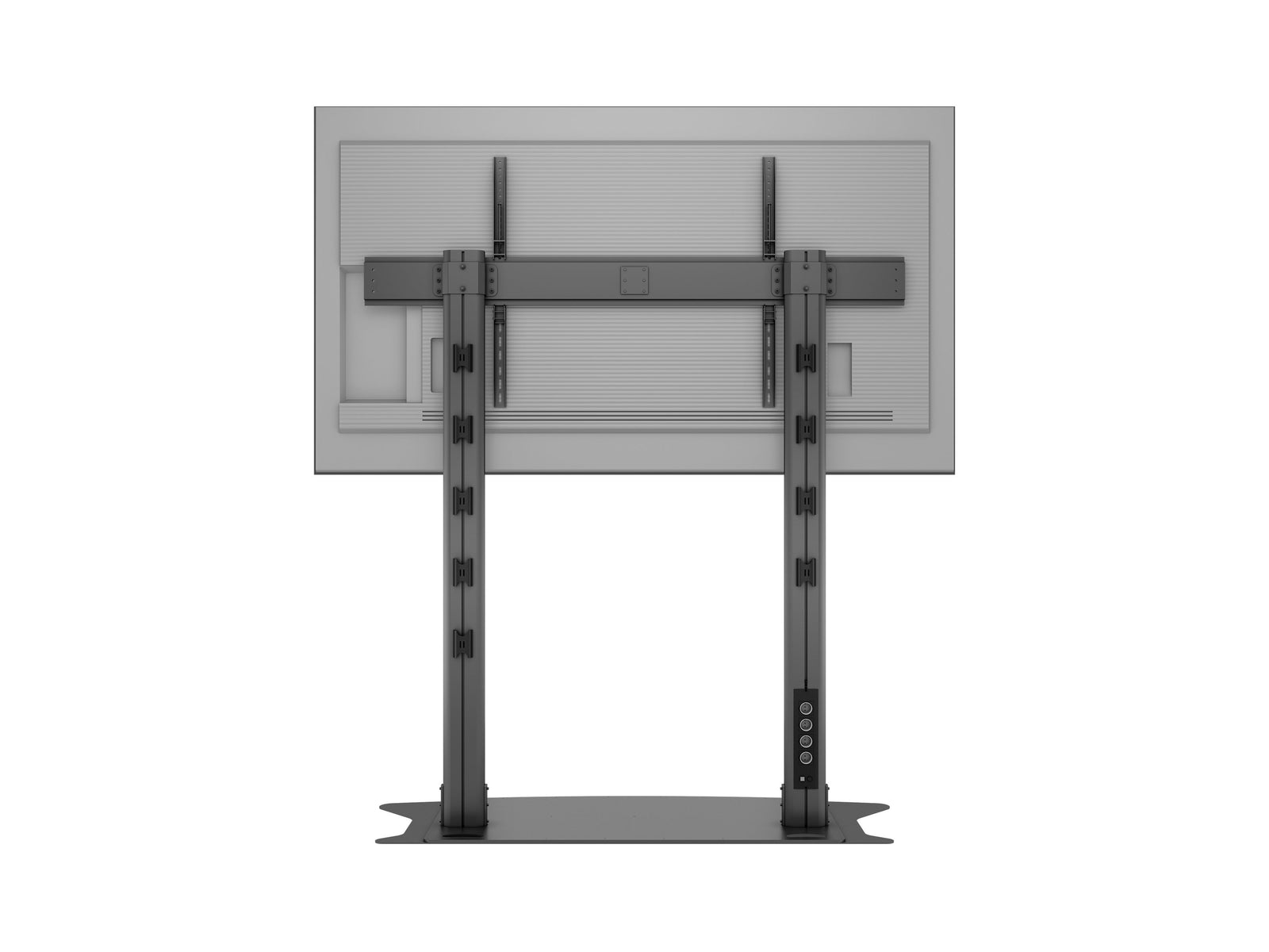 Multibrackets M 210 Dual Pillar Black Heavy-Duty Floor Stand for 70"-110" Screens | 7350073733422 Floor Stand Multibrackets