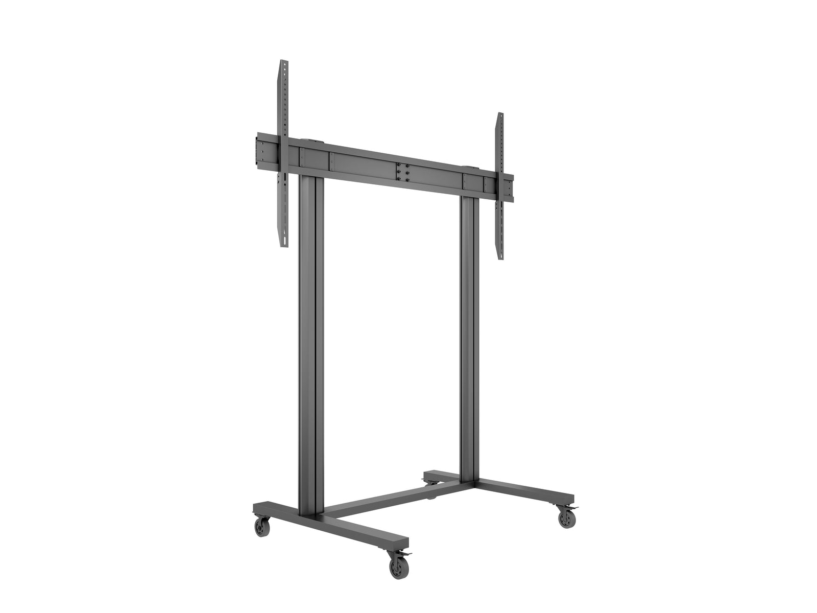 Multibrackets M 210 Dual Pillar Black Heavy-Duty Mobile Floor Stand for 70"-110" Screens | 7350073733439 Floor Stand Multibrackets