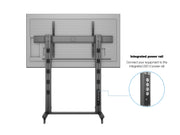 Multibrackets M 210 Dual Pillar Black Heavy-Duty Mobile Floor Stand for 70"-110" Screens | 7350073733439 Floor Stand Multibrackets