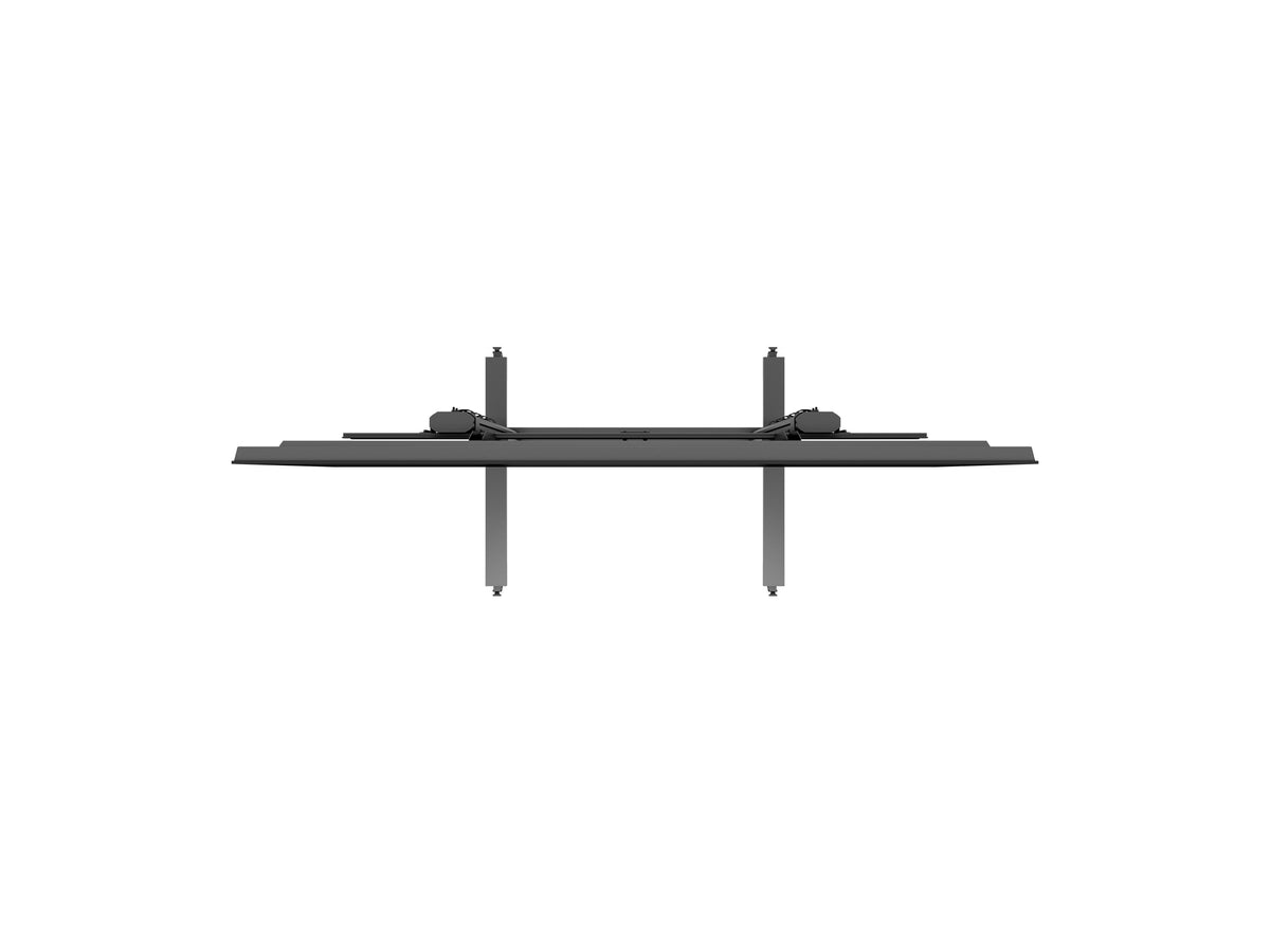Multibrackets M 210 Dual Pillar Black Heavy-Duty Mobile Floor Stand for 70"-110" Screens | 7350073733439 Floor Stand Multibrackets