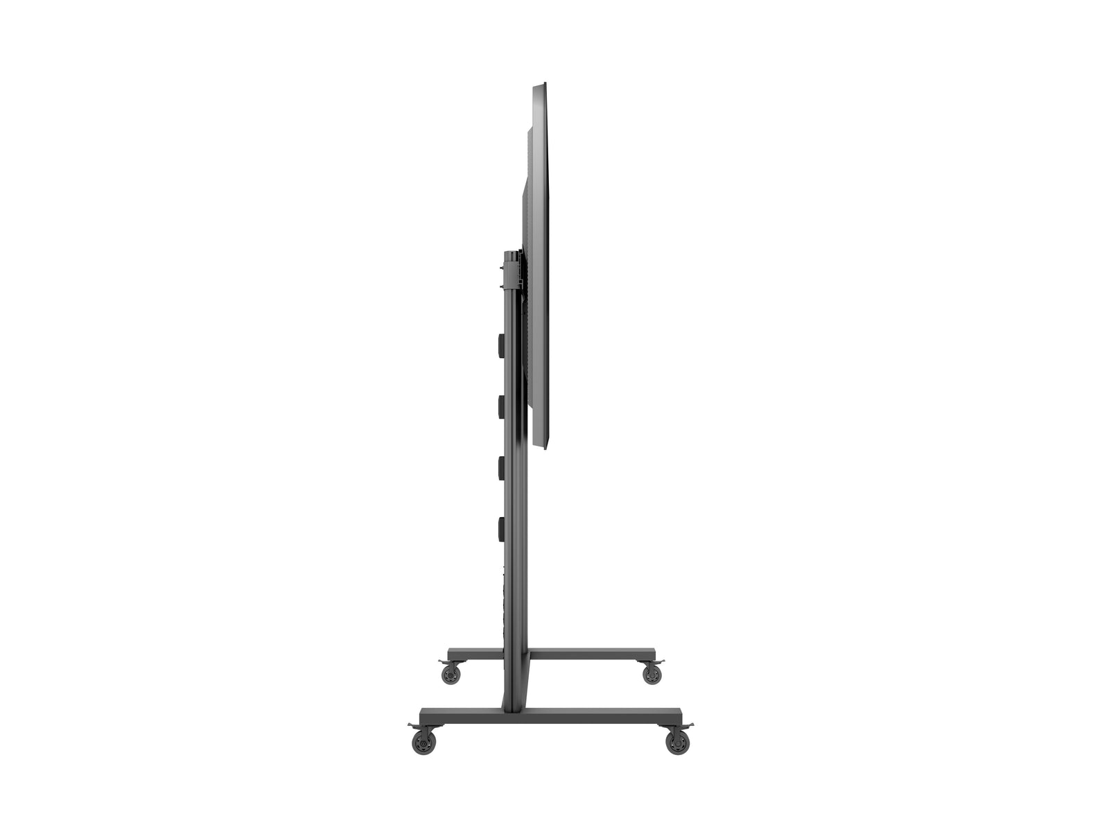 Multibrackets M 210 Dual Pillar Black Heavy-Duty Mobile Floor Stand for 70"-110" Screens | 7350073733439 Floor Stand Multibrackets