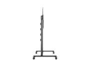 Multibrackets M 210 Dual Pillar Black Heavy-Duty Mobile Floor Stand for 70"-110" Screens | 7350073733439 Floor Stand Multibrackets