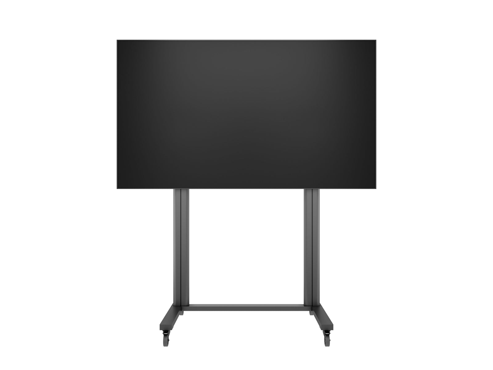 Multibrackets M 210 Dual Pillar Black Heavy-Duty Mobile Floor Stand for 70"-110" Screens | 7350073733439 Floor Stand Multibrackets