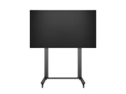 Multibrackets M 210 Dual Pillar Black Heavy-Duty Mobile Floor Stand for 70"-110" Screens | 7350073733439 Floor Stand Multibrackets