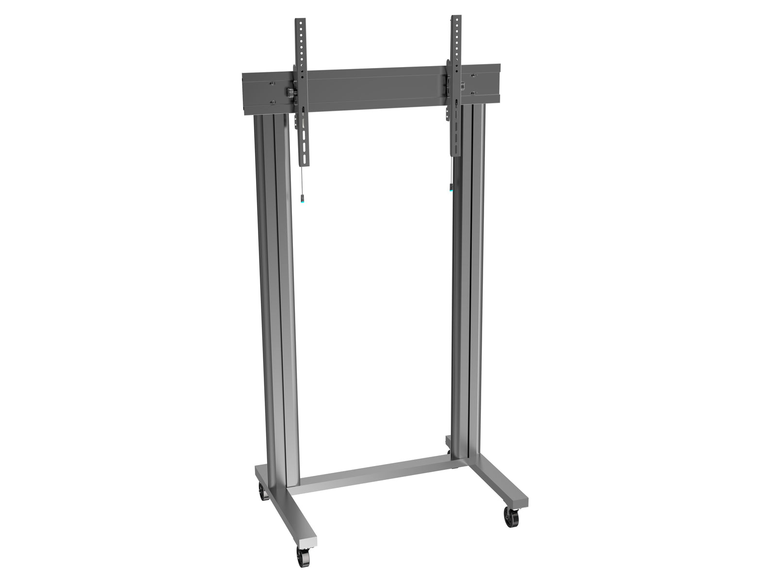 Multibrackets M 210 Dual Pillar Black Mobile Floor Stand for 70"-115" Screens | 7350073732753 Floor Stand Multibrackets