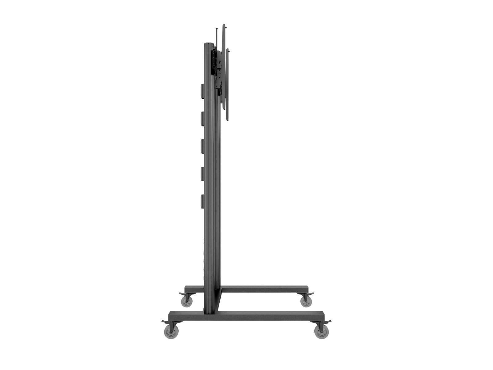 Multibrackets M 210 Dual Pillar Black Mobile Floor Stand for 70"-115" Screens | 7350073732753 Floor Stand Multibrackets