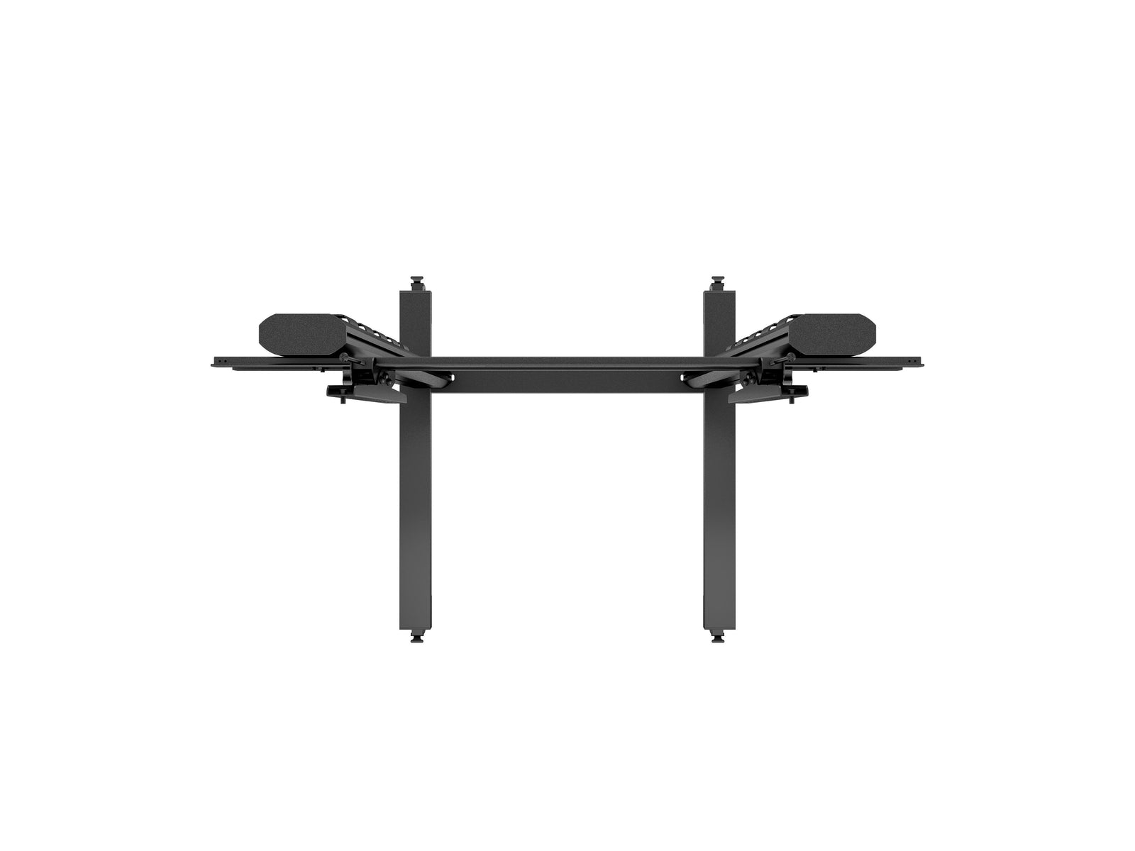 Multibrackets M 210 Dual Pillar Black Mobile Floor Stand for 70"-115" Screens | 7350073732753 Floor Stand Multibrackets
