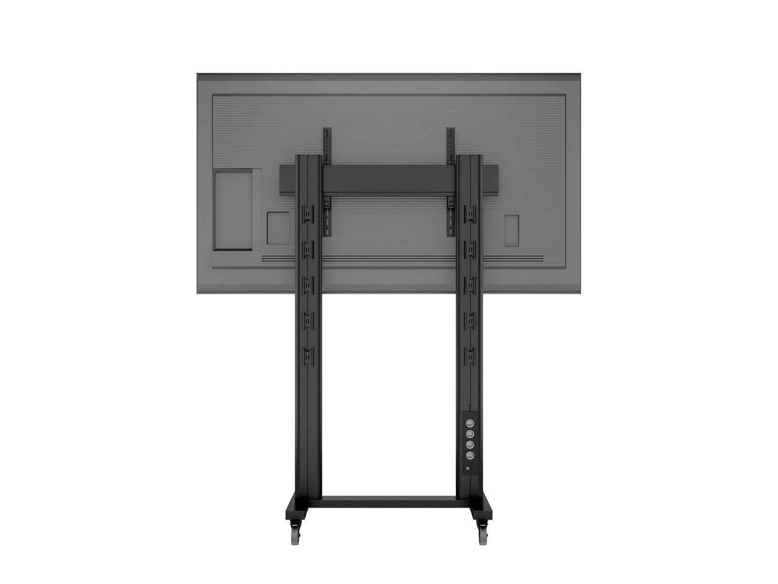 Multibrackets M 210 Dual Pillar Black Mobile Floor Stand for 70"-115" Screens | 7350073732753 Floor Stand Multibrackets