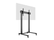 Multibrackets M 210 Dual Pillar Black Mobile Floor Stand for 70"-115" Screens | 7350073732753 Floor Stand Multibrackets
