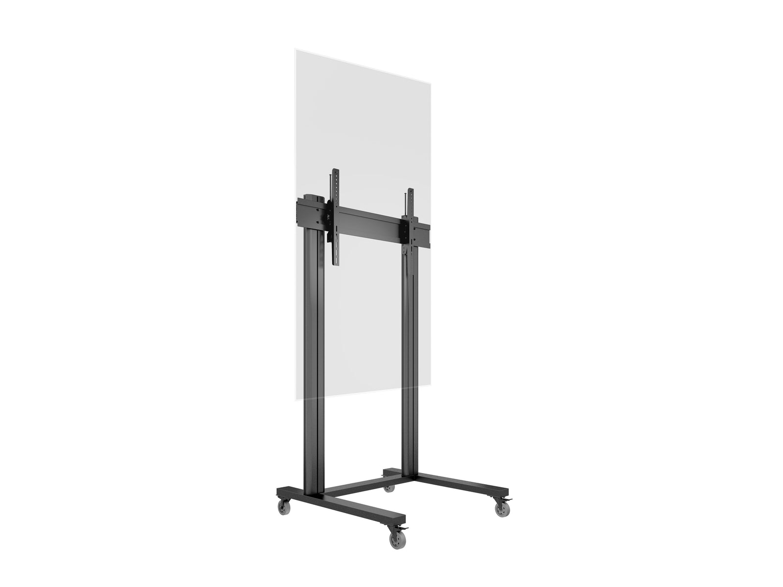 Multibrackets M 210 Dual Pillar Black Mobile Floor Stand for 70"-115" Screens | 7350073732753 Floor Stand Multibrackets