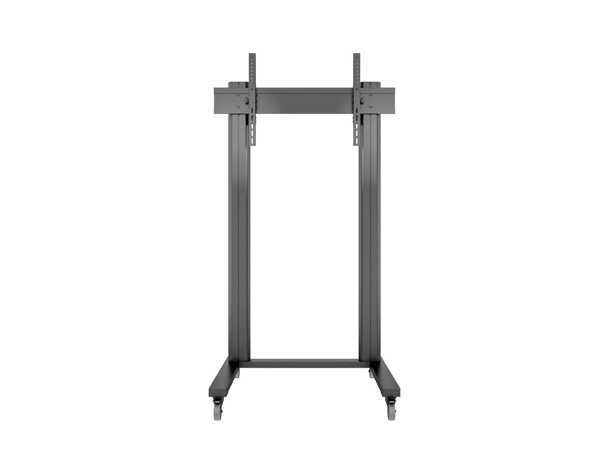 Multibrackets M 210 Dual Pillar Black Mobile Floor Stand for 70"-115" Screens | 7350073732753 Floor Stand Multibrackets