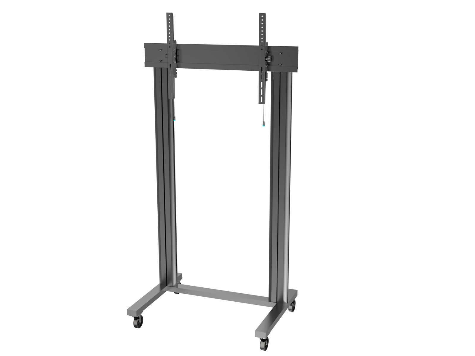 Multibrackets M 210 Dual Pillar Black Mobile Floor Stand for 70"-115" Screens | 7350073732753 Floor Stand Multibrackets