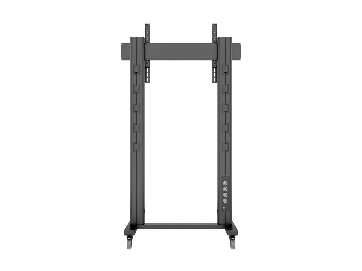 Multibrackets M 210 Dual Pillar Black Mobile Floor Stand for 70"-115" Screens | 7350073732753 Floor Stand Multibrackets