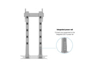 Multibrackets M 210 Dual Pillar Silver Heavy-Duty Floor Stand for 70"-110" Screens | 7350073732562 Floor Stand Multibrackets